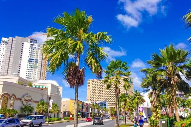 グアムのメインストリート