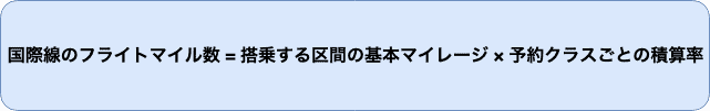 drawit diagram 国際線 獲得マイル数 式