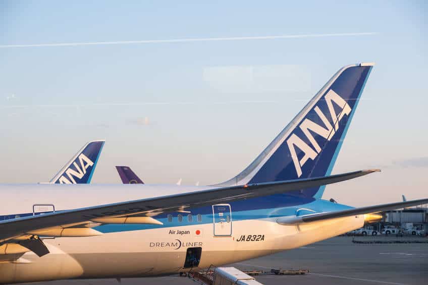ANAの飛行機