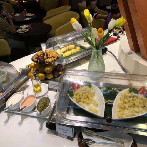 プラザラウンジで提供されている軽食