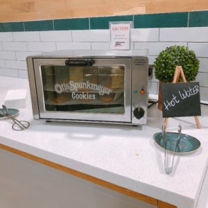 温かい状態のクッキー