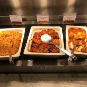 ケイジャンライスとチキン