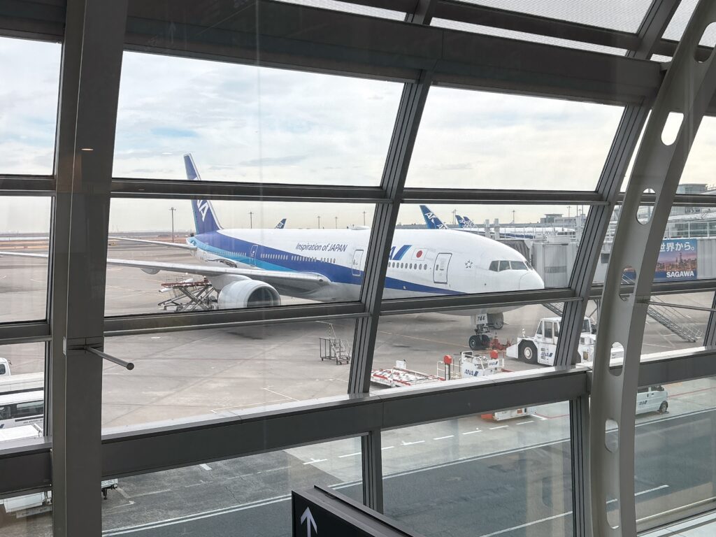 ANAボーイング787の機材