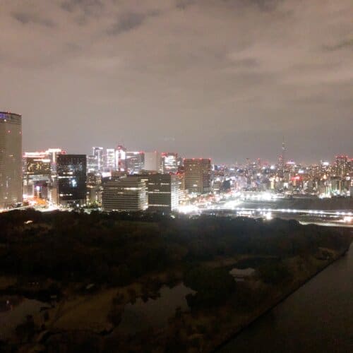 お部屋から眺める夜景