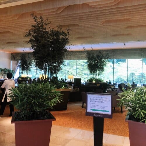 シェラトン都ホテル東京のロビーラウンジ