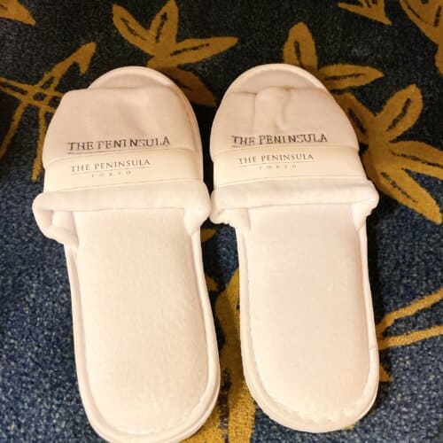 ふかふかタイプのスリッパ