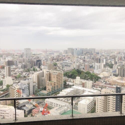お部屋から眺められる大井町方面の景色