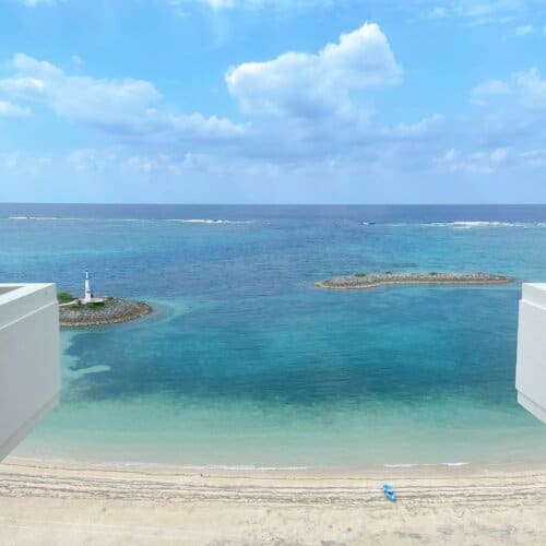 サンマリーナビーチの様子