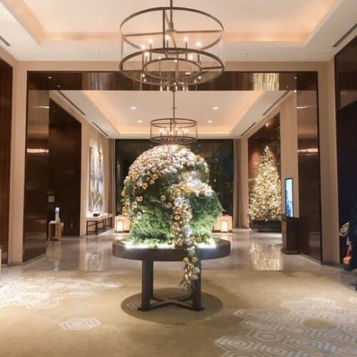 ロビーの入り口