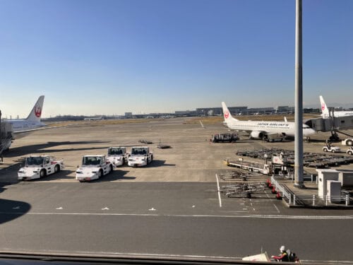 羽田空港パワーラウンジの様子