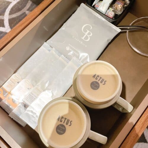 ミニバー引き出しの中