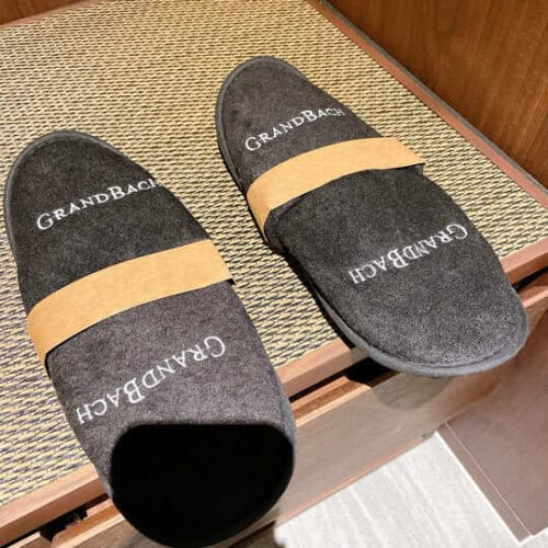 ふかふかタイプのスリッパ