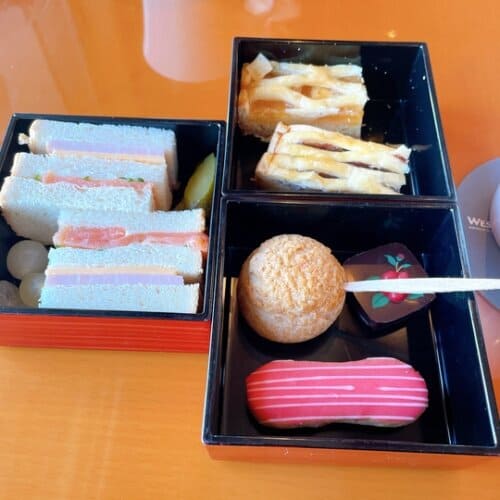 ティータイムに提供された茶菓子