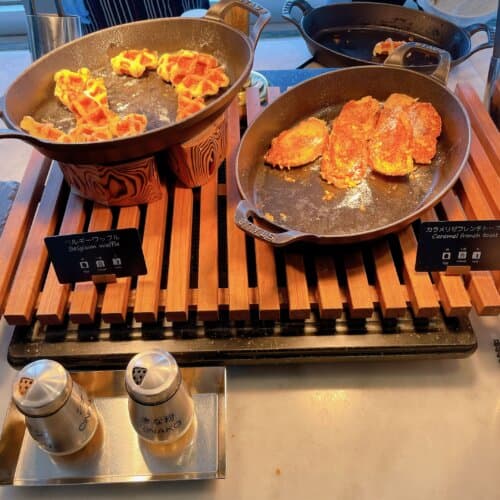 ワッフルやフレンチトースト