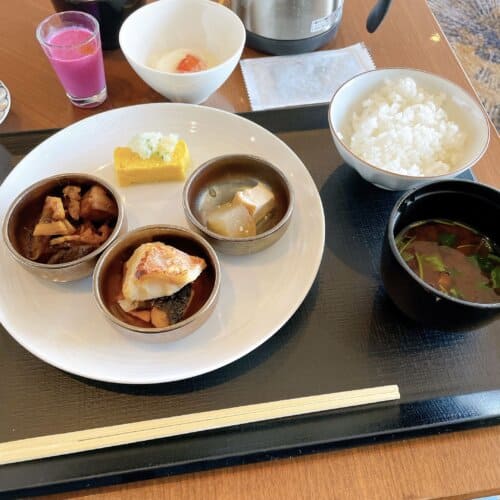 パーゴラでいただいた和食メニュー