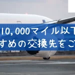 【2025年版】ANA10,000マイル以下の交換先おすすめ7選