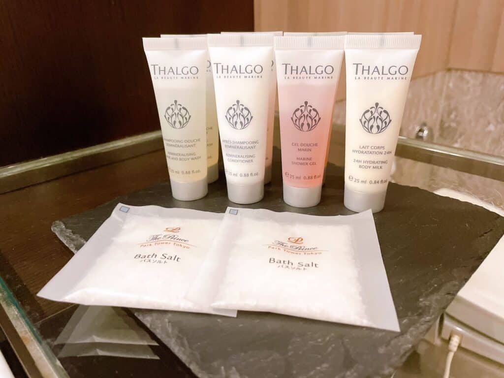 タルゴのバスアメニティ