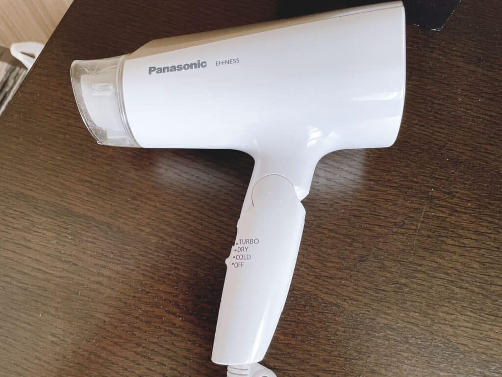 Panasonic製のドライヤー