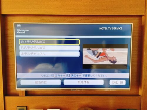 32型ほどのテレビ