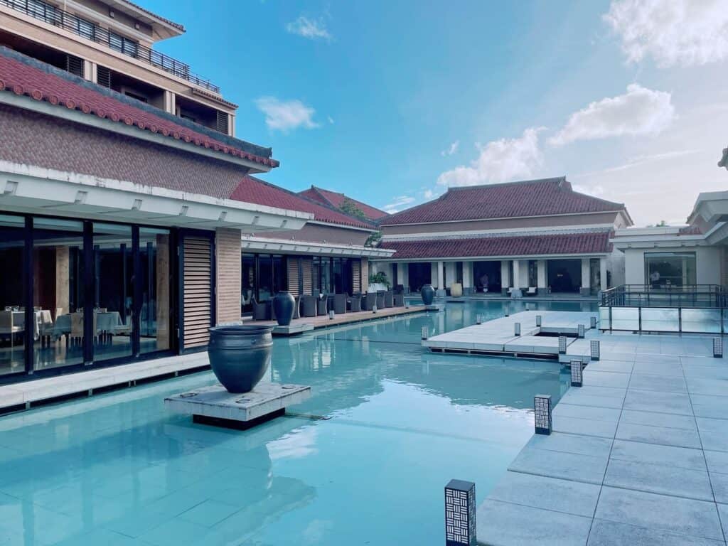 中庭の様子