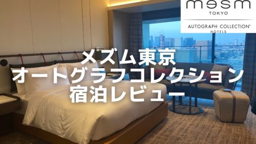 メズム東京 宿泊記！プラチナ特典やchapter2のお部屋をブログレビュー
