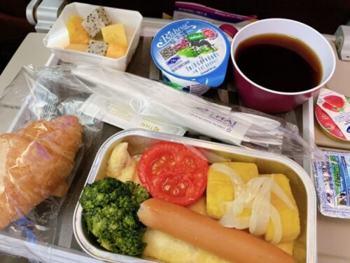 深夜便の機内食