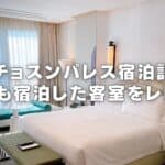 【宿泊記】チョスンパレスホテルの客室・プラチナ特典・プールをブログレビュー