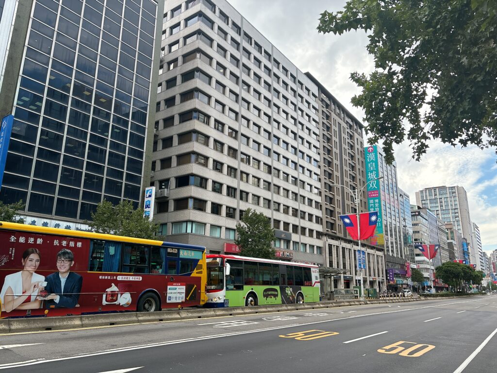台北市内の街並み