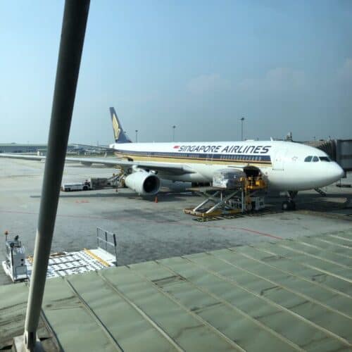 シンガポール航空B787の機材