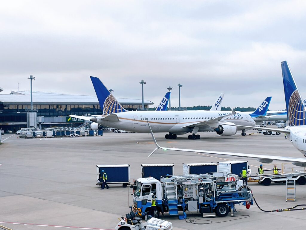 ユナイテッド航空マイレージを適用した全日空国内線の特典旅行片道分（要事前問い合わせ） -