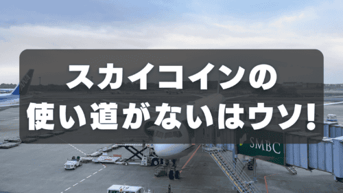 ANAスカイコインの使い道がない？7つの使い方と貯め方を解説【2025年版】