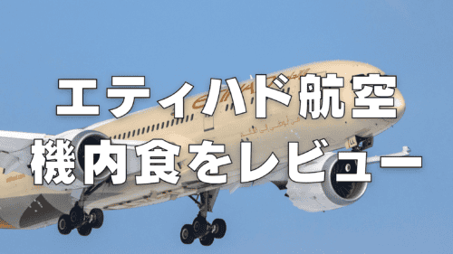 【2025年版】エティハド航空の機内食はまずい？エコノミー・ビジネス別に解説