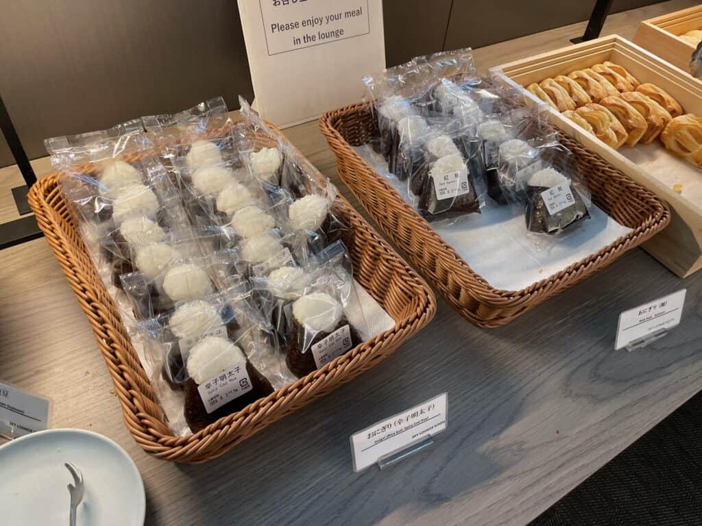 明太子と鮭のおにぎり