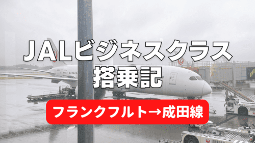 JAL国際線ビジネスクラス搭乗記（フランクフルト→成田）JL408便