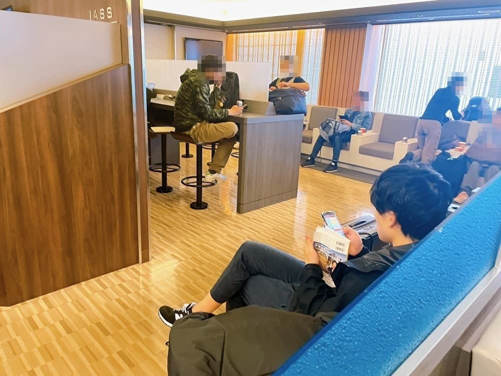 IASS Executive Lounge 1内の様子