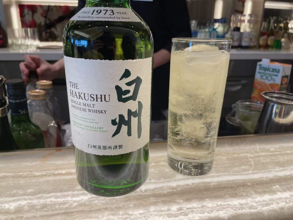 デルタスカイクラブで飲める白州