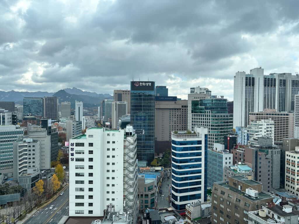 明洞エリアの眺望