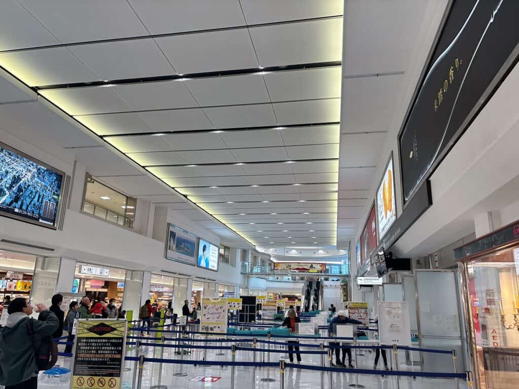 鹿児島空港内の様子