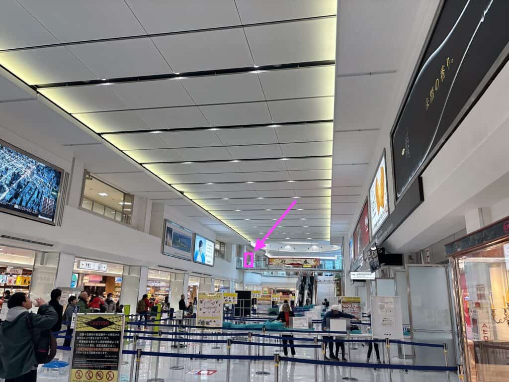 鹿児島空港国内線出発ゲート