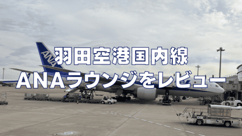 【2025年版】羽田空港国内線ANAラウンジ訪問ブログレビュー！軽食提供あり！