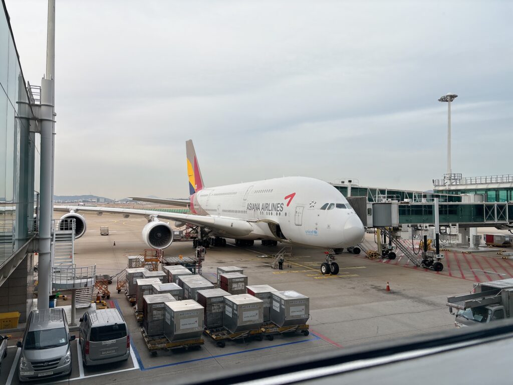 アシアナ航空A380の機材