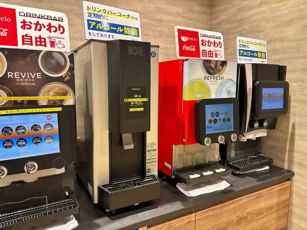 ソフトドリンクバー