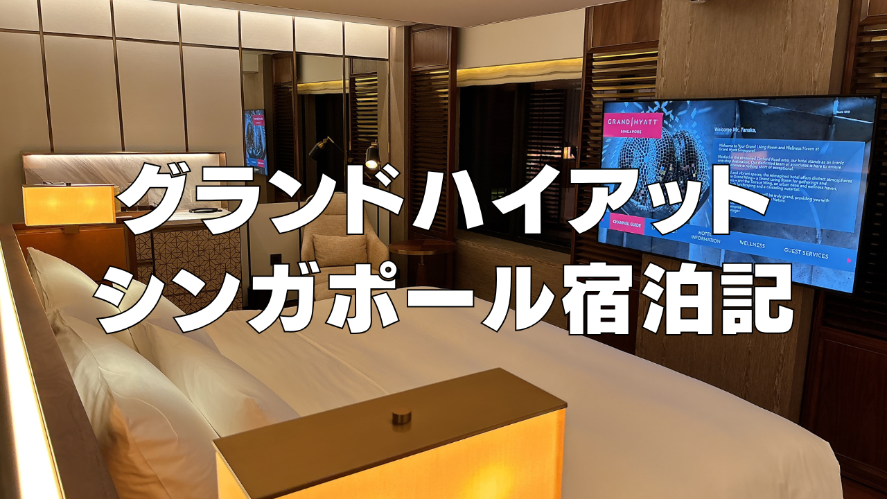 【2025年版】グランドハイアットシンガポールの客室・クラブラウンジ・プールをブログレビュー