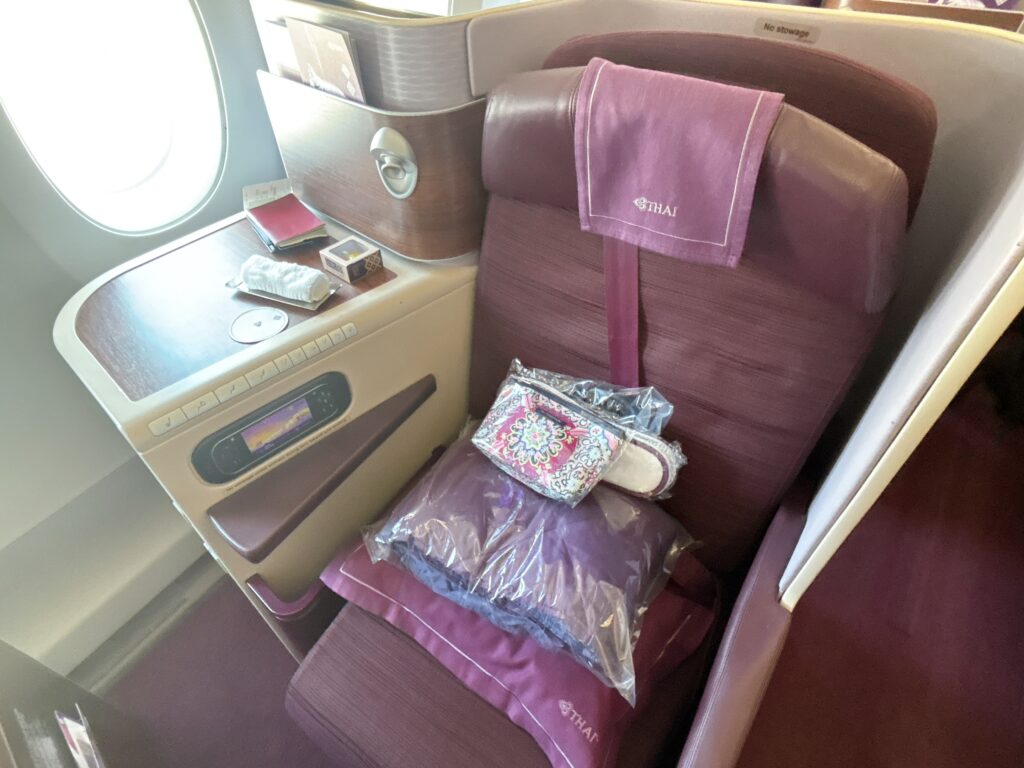 タイ航空ビジネスクラスシート