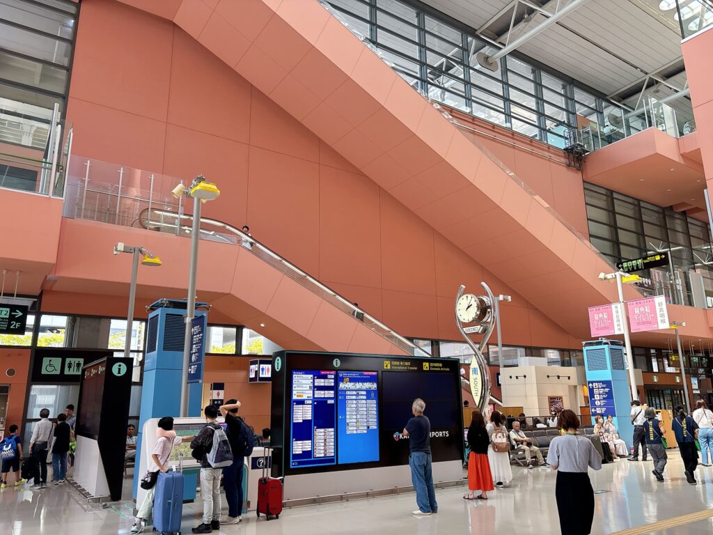 関空の様子