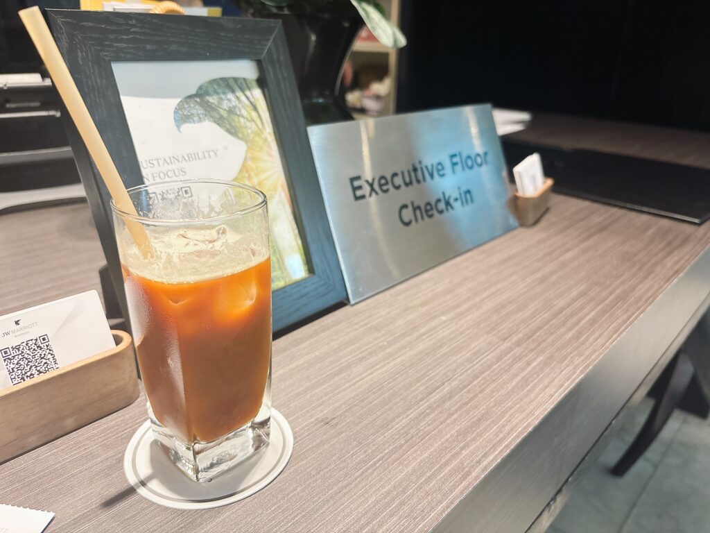 ウェルカムドリンク